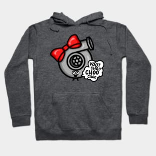 What Does The Cutest Turbo Say - Red Bow Hoodie